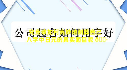 究竟该如何高妙地测算自己八字中日元的真实面目呢 🕷